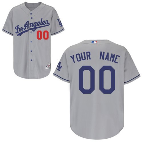 Los Angeles Dodgers Authentic Majestic Road Baseball Jersey YOUR NAME and Number Laser Cut and Custom SEWN with AUTHENTIC TWILL