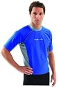 Adult Loose Fit Rash Guard / Surf Shirt (UNISEX) - BLUE/SILVER (XS-3XL)