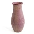 Handmade Classic Finesse Ceramic Earthenware Flower Vase In Violet