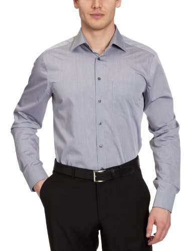 Seidensticker Herren Businesshemd 183365, Gr. 43, Grau (Grau (32) Preisvergleich