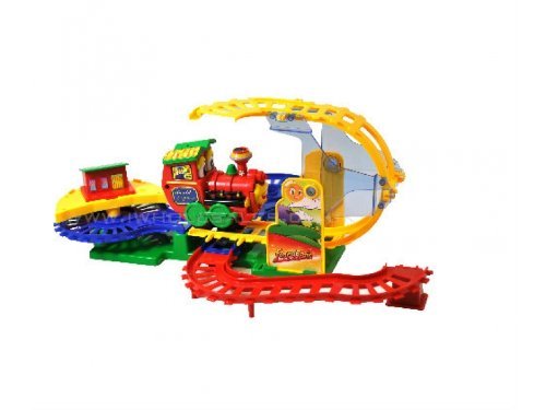 Funny Train Looping Flip Track Action Toy Set