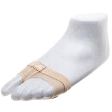 Capezio Women's Footundeez Lyrical/Modern Shoe,Nude,S (US Women's 6-7 M)