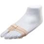 Capezio Women's Footundeez Lyrical/Modern Shoe,Nude,S (US Women's 6-7 M)