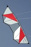 Revolution Power Blast Quad Line Power Stunt Kite White Red Made in the USA