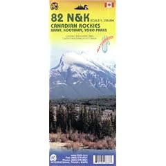 Canadian Rockies - Banff, Kootenay, Yoho Parks: ITM.CA82NK: Banff, Kootenay, Yoho Parks. Blatt 82 N&K, J&O