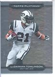 2010 Topps Platinum Football Card #48 LaDainian Tomlinson New York Jets