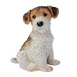 Hummer the fox terrier puppy sculpture home garden dog sculpture (The Digital Angel)
