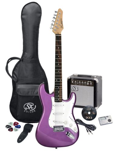 SX RST 3/4 MPP Short Scale Guitar Package with Amp, Carry Bag and Instructional DVD