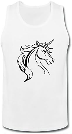 Blue Sky Beauty 2016 New Art Unicorn Painting T-shirt - Turquoise Tank Top Mens XXXXXL