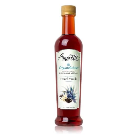Amoretti Organolicious French Vanilla Flavored Blue Agave Nectar (375mL)