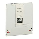 Sony 5.25 inch 1.2GB Magneto Optical Disk. Sony Magneto Optical Disk, 5.25 inch, 1.2GB, 512 Bytes/Sector, Rewritable. Sony EDM1200
