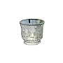 Biedermann & Sons Mirrored Glass Mosaic Votive Candleholder