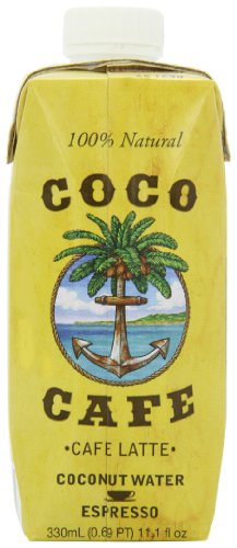 Coco Cafe Coconut Water Cafe Latte, 11.1 Ounce (Pack of 12)