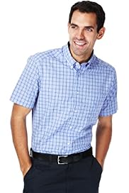 Pure Cotton Short Sleeve Checked Shirt
