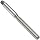 Union Butterfield 4500 High-Speed Steel Hand Reamer, Straight Flute, Round With Square End Shank, Uncoated (Bright)