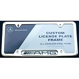 Genuine Mercedes Benz AMG Chrome License Plate Frame by Mercedes-Benz