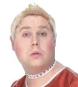 Fancy Dress Costume - Little Britain Daffyd - Wig
