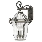 San Clemente 3 Light 21 Inch Outdoor Wall Sconce in Olde Iron