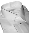 Tuxedo Shirts - 100% Cotton by Gino Ricci, Laydown Collar (No Pleats), Made in Italy!