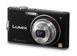 Panasonic LUMIX DMC-FX60 Digitalkamera EG-K (12 Megapixel, 5-fach opt. Zoom, 6,9 cm (2,7 Zoll) Display, Bildstabilisator) mattschwarz