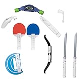Complete Wii Sports Resort Accessories Bundle - For 6 mini Games, 2 Players ....