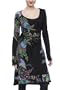 Desigual F�nix - Robe - Volant�e - Soie - Imprim� - Femme