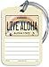 Live Aloha - Vintage Hawaiian Luggage Tag