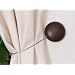 Curtain Clips, Tiebacks, or holdbacks | Set of 2 (Chocolate)