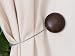 Curtain Clips, Tiebacks, or holdbacks | Set of 2 (Chocolate)