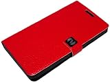 Produkt-Bild: Samsung Galaxy S 2 II i9100 Novoskins Red Rot Faux PU Leder Snakeskin iDiary Case