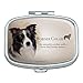 Border Collie Dog Breed Rectangle Pill Case Trinket Gift Box