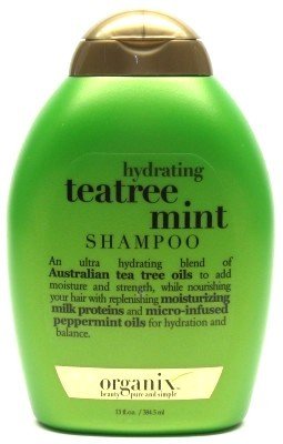Organix Shampoo Tea Tree Mint 13 oz. Hydrating (Case of 6)