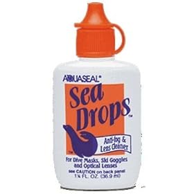 Aquaseal Sea Drops Anti-Fog & Lens Cleaner 1.25 fl oz