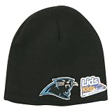 Carolina Panthers Youth Size Classic Winter Knit Beanie - Black