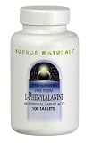 L-Phenylalanine 100 Tabs 500 Mg (Free Form Amino Acid) - Source Naturals