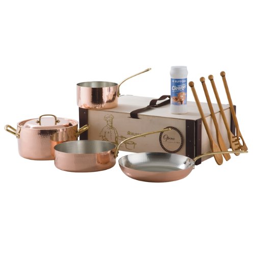 Ruffoni Opera Decor 5-Piece Copper Cookware Set