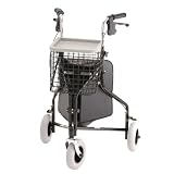 Nova Ortho-Med Traveler 4900 3-Wheel Walker - Black