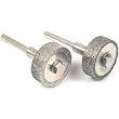 2 Diamond Wheels Lapidary Rock Grinding 1/4" fit Dremel