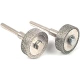 2 Diamond Wheels Lapidary Rock Grinding 1/4" fit Dremel