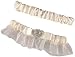 Weddingstar Beverly Clark The Crowned Jewel Collection Garter Set, Ivory