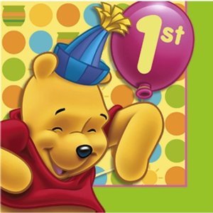 Wholesale Birthday Party Supplies on 1st Birthday Beverage Napkins 16ct First Birthday Party Supplies