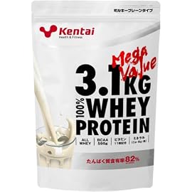 kentai　メガバリュー　3.1kg　ホエイプロテイン　ミルキープレーン