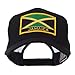 North and South America Flag Letter Patched Mesh Cap - Jamaica W42S52F