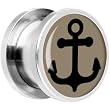 0 Gauge Steel Anchor Screw Fit Plug
