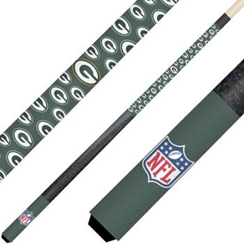 Green Bay Packers Cue And Case Set