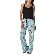 Nick & Nora® 2 Piece Owls Pajama Set - Black/Aqua