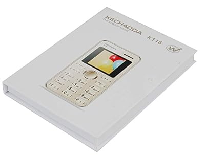 Kechaoda K116 1.44 inch QQVGA Display Slim Card Size GSM Single SIM Keypad Mobile (Corel Pink) (Only Mobile Phone &amp; Charging Cable in Box, NO CHARGER OR EARPHONE)