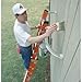 Werner D6224-2 300-Pound Duty Rating Fiberglass Flat D-Rung Extension Ladder, 24-Foot