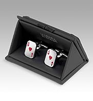 Ace of Heart Rectangular Cufflinks