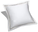 Pinzon Hotel Satin Stitch 400-Thread-Count Sateen Euro Sham, Taupe